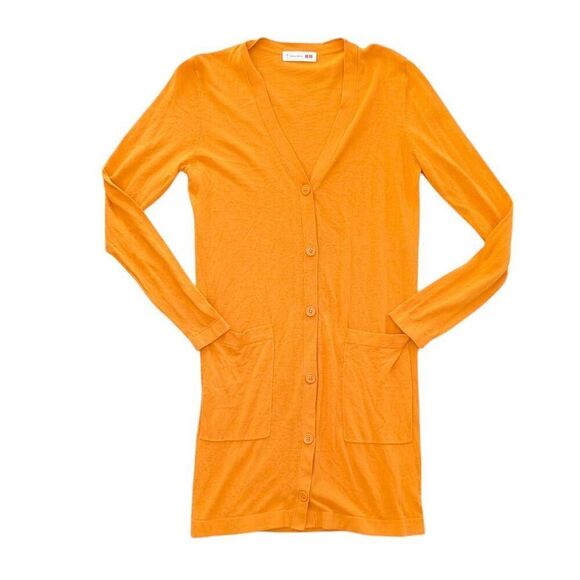 Tomas Maier x Uniqlo Lightweight Cotton Longline Cardigan – Versatile Beachwear - Picture 2 of 12